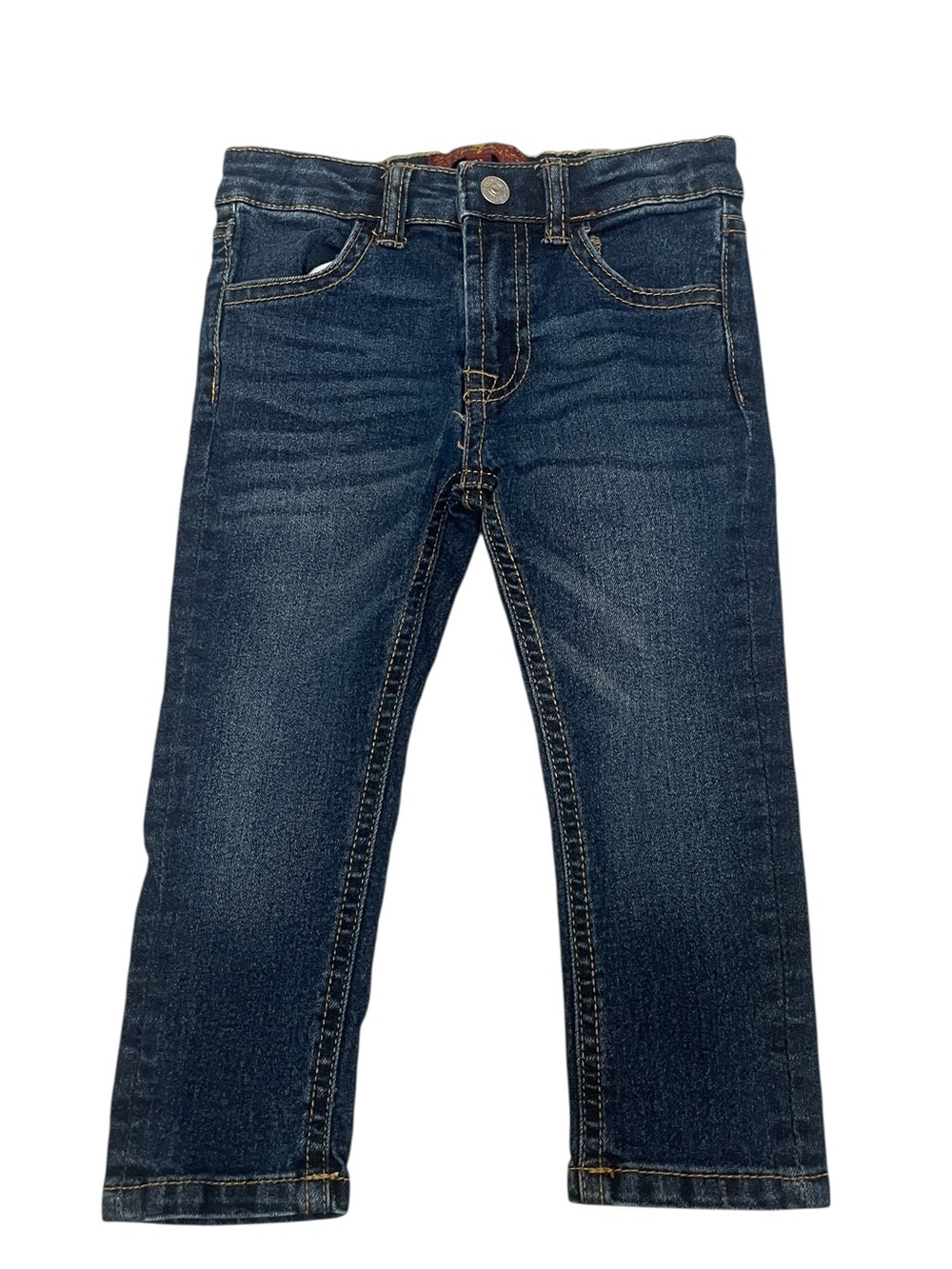 7 for all Mankind Blue Denim Skinny Jeans Toddler Size 2T